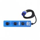 ProPlus Regleta CEE 3 Tomas Schuko 1.5m Negro/Azul ProPlus Regleta CEE 3 Tomas Schuko 1.5m Negro/Azul