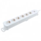 TM Electron Regleta 6 Tomas con Protección Blanco TM Electron Regleta 6 Tomas con Protección Blanco