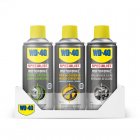 WD-40 Specialist Motorbike Pack Spray Limpia Cadenas 400ml + Spray Grasa para Cadenas 400ml + Spray Abrillantador de Silicona 400ml