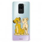 Funda Oficial de Disney El Rey León Simba y Nala Silueta para Xiaomi Redmi Note 9
