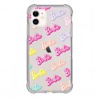 Funda Oficial de Mattel Barbie Logo Patrón Brillantina Reforzada para iPhone 11