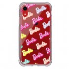 Funda Oficial de Mattel Barbie Logo Patrón Brillantina Reforzada para iPhone XR