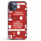 Funda Licencia Oficial Atlético de Madrid Coraje y Corazón para iPhone 12 Pro Max