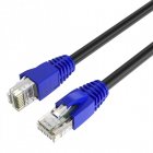 Max Connection Cable de Red UTP RJ45 Cat.6 26AWG Exteriores 60m + 15 Bridas Negro