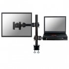NewStar Soporte Doble para Monitor/Portátil 10"/27" 100x100 Máx 10Kg