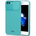 Cool Funda con Protección de Cámara Celeste para Iphone 7 Plus / 8 Plus