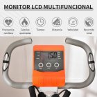 HomCom Bicicleta Estática Plegable 2 en 1 Naranja