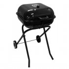 7H Seven House Tamarit Barbacoa de Carbón Plegable con Ruedas Negro