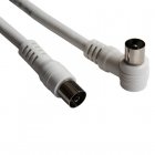SilverHT Cable Antena TV M/H 90º 3m Blanco SilverHT Cable Antena TV M/H 90º 3m Blanco
