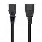 Aisens Cable de Alimentación C13 a C14 Hembra/Macho 3m Negro