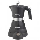 Ariete Moka Aroma Cafeteira Elétrica 4 Chávenas 400W Preta