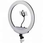 Bresser MM-26AB Bi-Color Anillo de Luz LED con Soporte y Disparador a Distancia para Smartphone