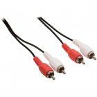 Valueline Cable de Audio 2x RCA Macho/Macho 3m Negro Valueline Cable de Audio 2x RCA Macho/Macho 3m Negro