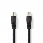 Valueline Cable de Audio Estéreo DIN 5 Pines Macho/Macho 2m Negro Valueline Cable de Audio Estéreo DIN 5 Pines Macho/Macho 2m Negro