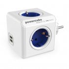 PowerCube Original USB 4 Tomas + 2 USB Azul PowerCube Original USB 4 Tomas + 2 USB Azul