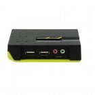 Level One KVM-0221 Switch KVM de Puertos USB + Audio + VGA