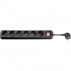 Goobay Regleta de 6 Tomas 1.5m Negro Goobay Regleta de 6 Tomas 1.5m Negro