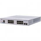 Cisco CBS350-16T-2G-EU  Switch de Red 16 Puertos GE 2 x SFP de 1G Plata