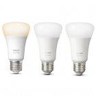 Philips Pack 3 Bombillas Hue White LED E27 9W Blanco Cálido