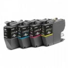 Pack 4 Cartuchos de Tinta Original Broher LC421XLVAL Negro/Cian/Magenta/Amarillo