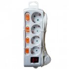 Eurobric 77767 Regleta 4 Tomas con 4 Interruptores 1.5m Eurobric 77767 Regleta 4 Tomas con 4 Interruptores 1.5m