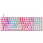 Mars Gaming MKULTRA Teclado Mecánico Rosa Switch Azul