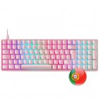 Mars Gaming MKULTRA Teclado Mecánico Rosa Switch Marrón Portugués
