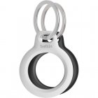 Belkin Funda para AirTag con Llavero 2 Unidades Blanco/Negro