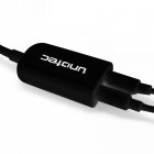 Unotec Duplicador Jack 3,5mm Negro