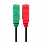 Adaptador Minijack a Auricular y Micrófono