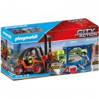Playmobil City Action: Carretilla Elevadora con Carga