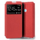 Cool Funda Flip Cover Liso Rojo para Realme C21