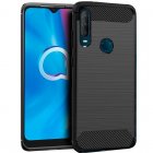 Cool Funda Carbón Negro para Alcatel 1S 2020/Alcatel 3L 2020