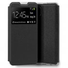 Cool Funda Flip Cover Liso Negro para Samsung Galaxy M22/M32