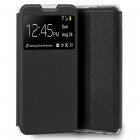 Cool Funda Flip Cover Liso Negro para ZTE Blade A71