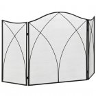 Homcom Salvachispas Plegable 126x2x76cm Negro