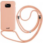 Cool Funda Cordón Liso Rosa para Xiaomi Pocophone X3/X3 Pro