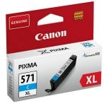 Canon CLI-571 Catucho Tinta Cian XL Canon CLI-571 Catucho Tinta Cian XL
