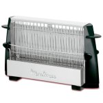 Torradeira vintage Moulinex A15453 4 fatias 760 W Preta