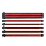 Thermaltake TtMod Sleeve Pack Cables Extension Placa Base Negro/Rojo