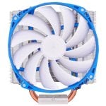 Silverstone SST-AR07 système de refroidissement d’ordinateur Processeur Refroidisseur 14 cm Bleu, Métallique, Blanc