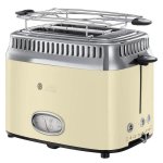 Grille-pain vintage Russell Hobbs 21682-56 2 fentes 1300 W 6 niveaux Sable