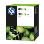 Cartuchos Tinta Original HP 301XL Tricolor Pack 2 Unidades Cartuchos Tinta Original HP 301XL Tricolor Pack 2 Unidades