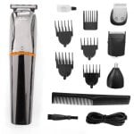 Máquina de Cortar Cabelo Multifunções Jata JBCP3305 Sem Fios 99min 5 Comprimentos 9 Pentes À Prova de Água Carga Rápida