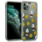 Cool Funda Clear Cookies para iPhone 11 Pro Max