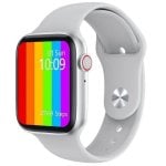 Klack GK500 Bluetooth 44mm Ecrã Cor Prata Monitor de Sono SpO2 Pulso Pressão