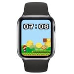 Klack WK9 Bluetooth Preto Monitorização SpO2 Ecrã Dividido Sincronização Notificações