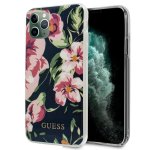 Coque de licence Cool Guess Glitter Flowers pour iPhone 11 Pro Max