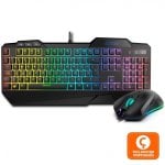 Set mouse da gioco NOX Krom Krusher RGB + tastiera semimeccanica (PT)