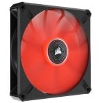 Ventola PWM a levitazione magnetica Premium Corsair ML140 LED ELITE da 140 mm rossa